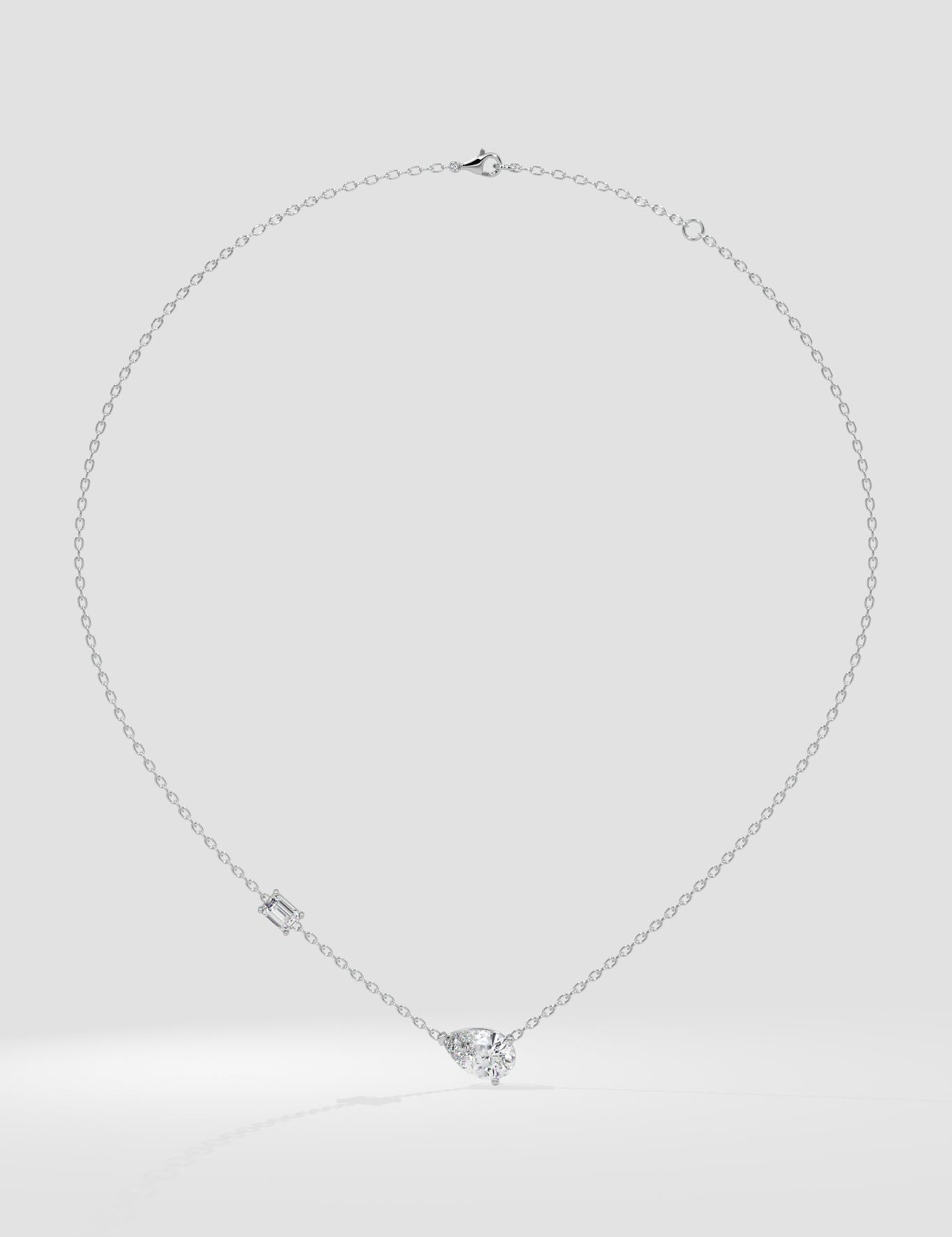3 Ct Pear Duet Necklace - House of Quadri