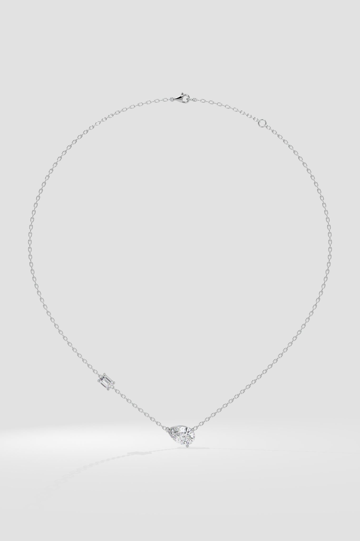 3 Ct Pear Duet Necklace - House of Quadri