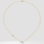 3 Ct Pear Duet Necklace - House of Quadri