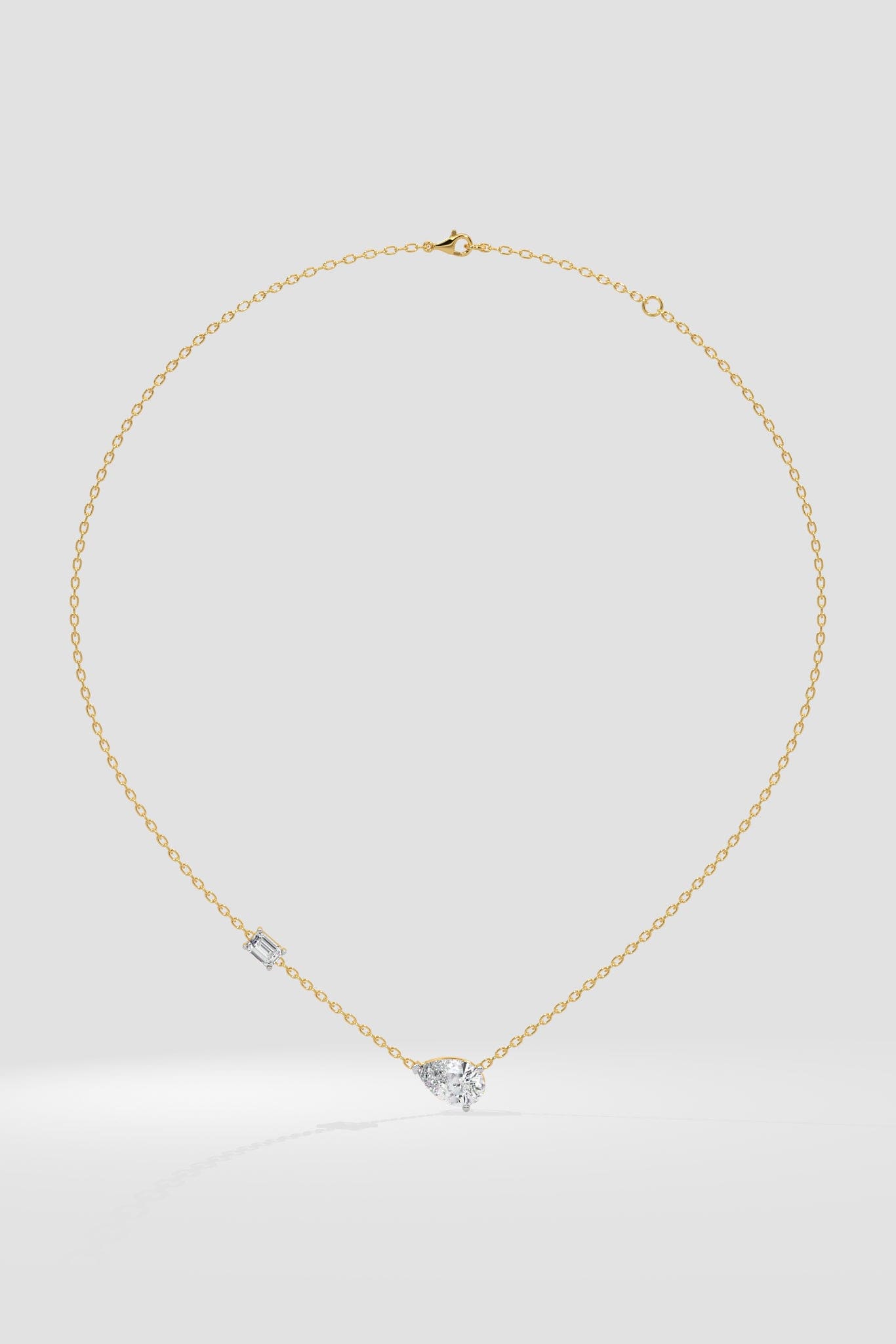 3 Ct Pear Duet Necklace - House of Quadri