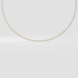0.02 Ct Infinity Tennis Necklace