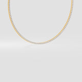 0.02 Ct Infinity Tennis Necklace