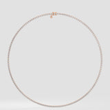 0.02 Ct Infinity Tennis Necklace