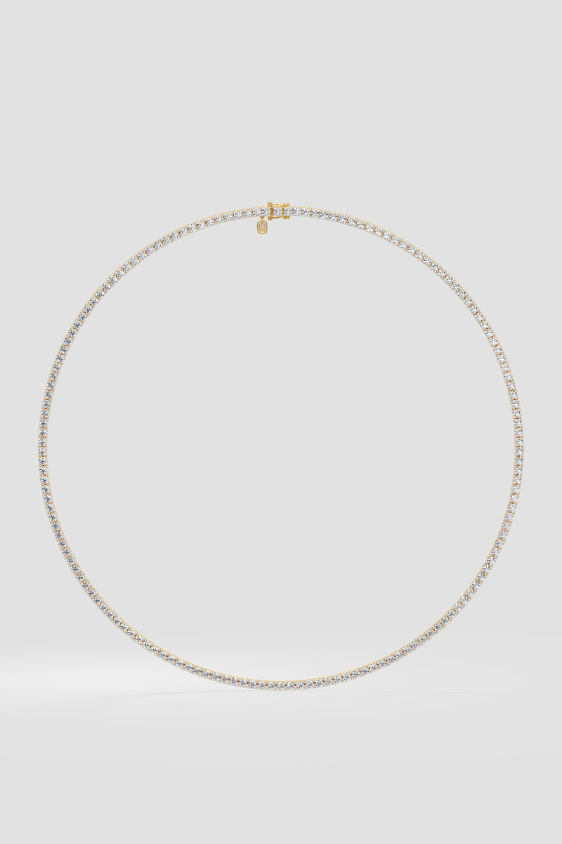 0.02 Ct Infinity Tennis Necklace
