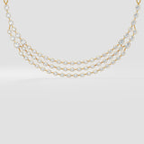 Solestia Triple Line Necklace