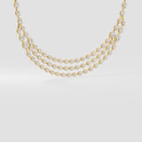 Solestia Triple Line Necklace