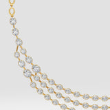 Solestia Triple Line Necklace