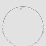 Ellipse Tennis Necklace
