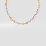 Ellipse Tennis Necklace
