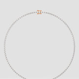 0.08 Ct Half-Bezel Tennis Necklace