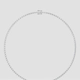 0.08 Ct Half-Bezel Tennis Necklace