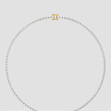 0.08 Ct Half-Bezel Tennis Necklace