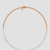 Graduating Heart Tennis Necklace