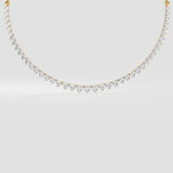 Graduating Heart Tennis Necklace