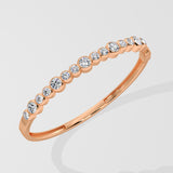 Alter Bezel Oval Bangle