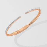 Open Stack Oval Bangle