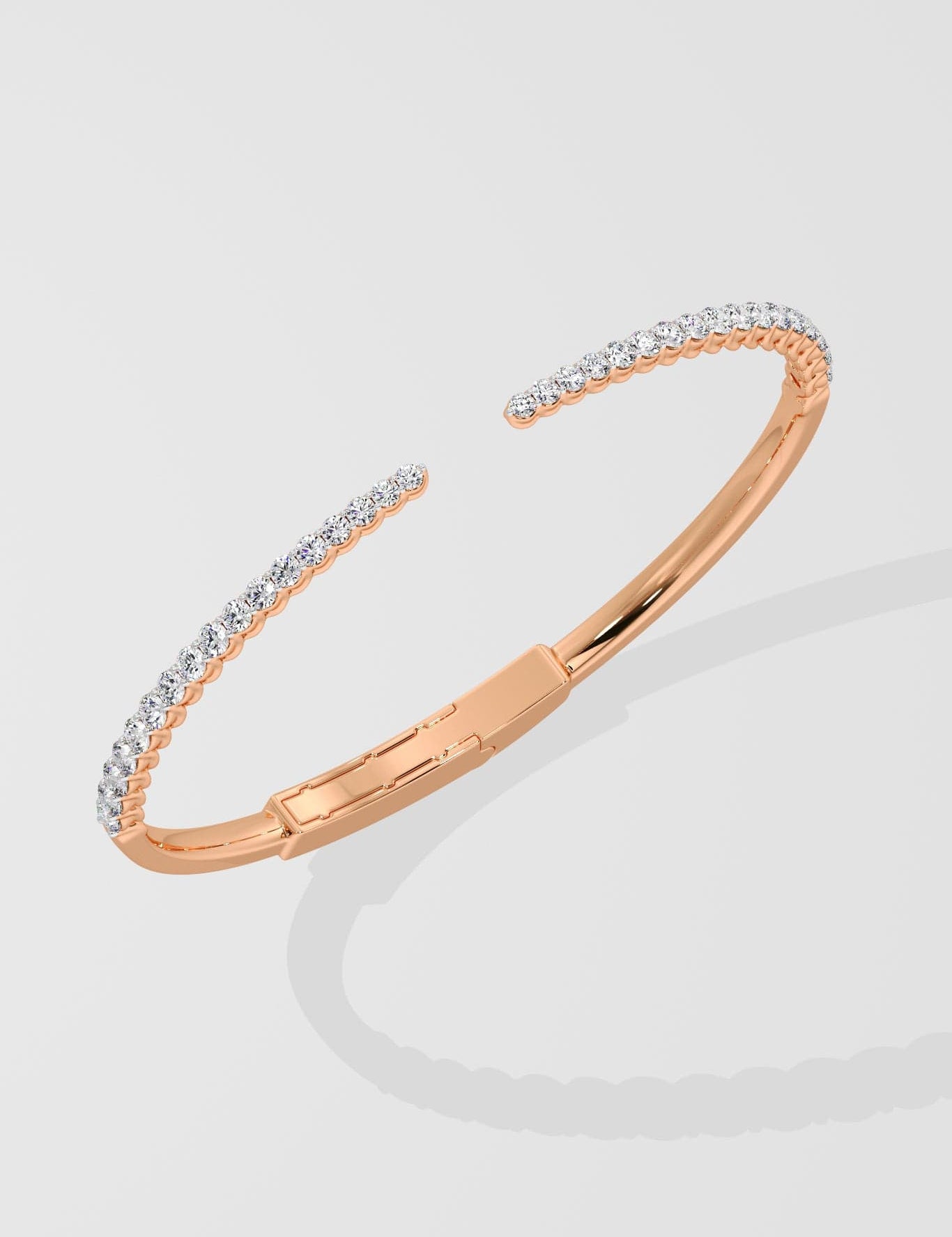 Open Stack Oval Bangle - House Of Quadri