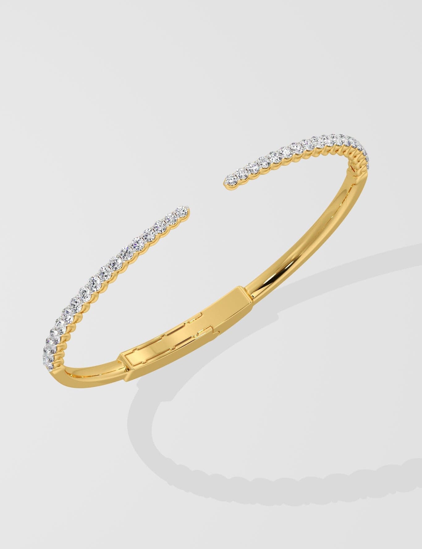 Open Stack Oval Bangle - House Of Quadri