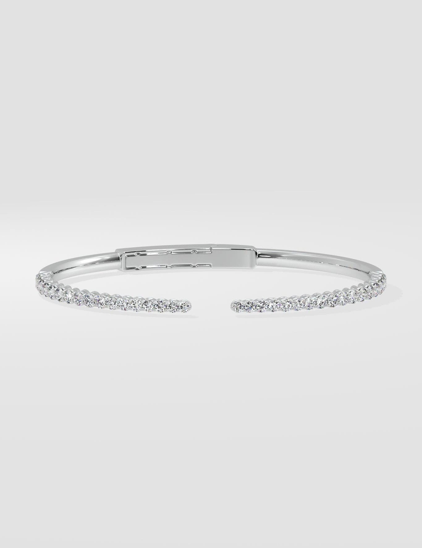 Open Stack Oval Bangle - House Of Quadri