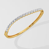 Swirl Oval Bangle