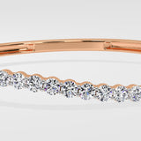 Swirl Oval Bangle