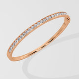 Channel Oval Bangle