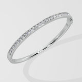 Channel Oval Bangle