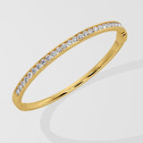 Channel Oval Bangle