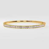 Channel Oval Bangle