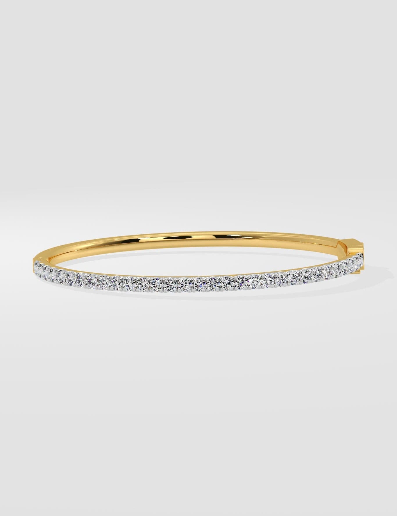 0.05 ct Classic Oval Bangle - House Of Quadri