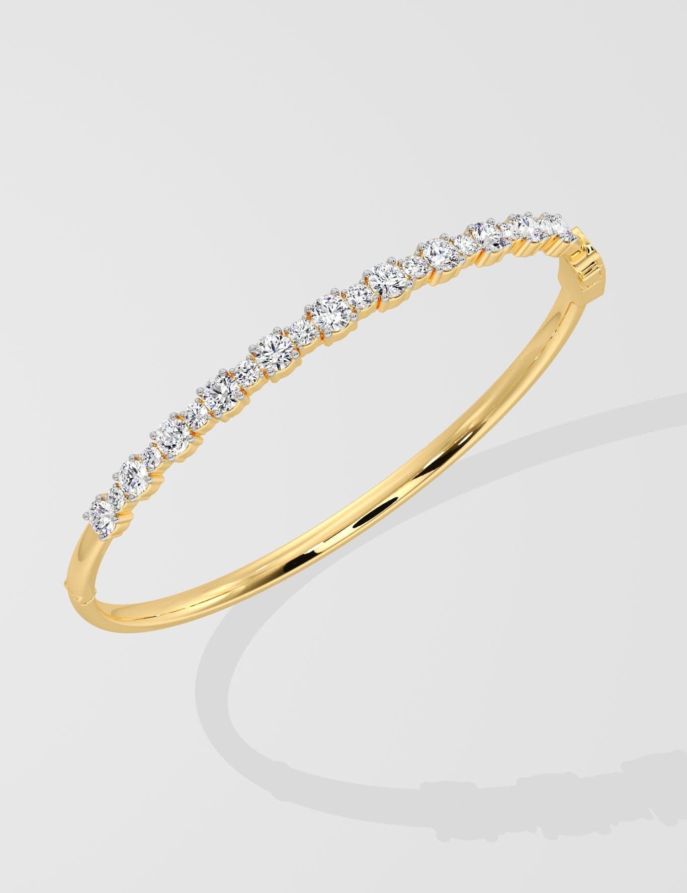 Alter Oval Bangle - House Of Quadri