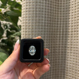 8.68 Ct Oval Cut F VS1