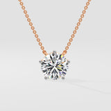 3 ct Solitaire Necklace