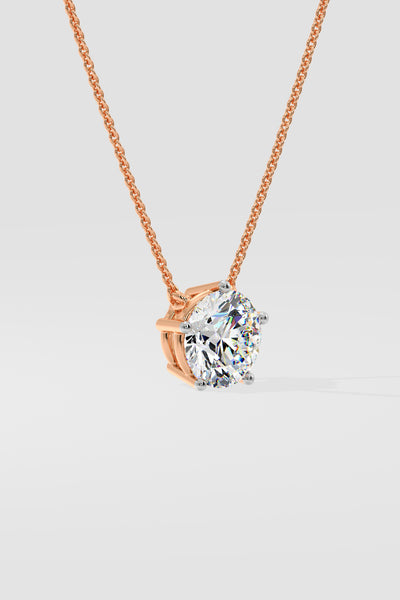 3 ct Solitaire Necklace