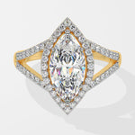 2 ct Marquise Halo Ring - House Of Quadri