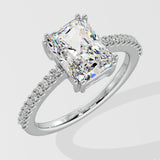 2 ct Radiant Solitaire Ring - House Of Quadri