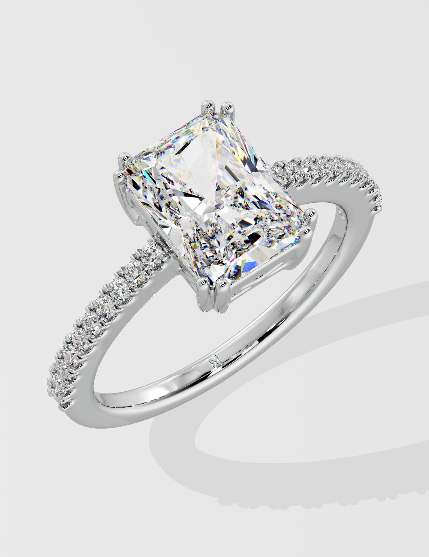 2 ct Radiant Solitaire Ring - House Of Quadri