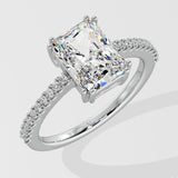 2 ct Radiant Solitaire Diamond Ring