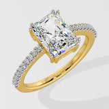 2 ct Radiant Solitaire Diamond Ring