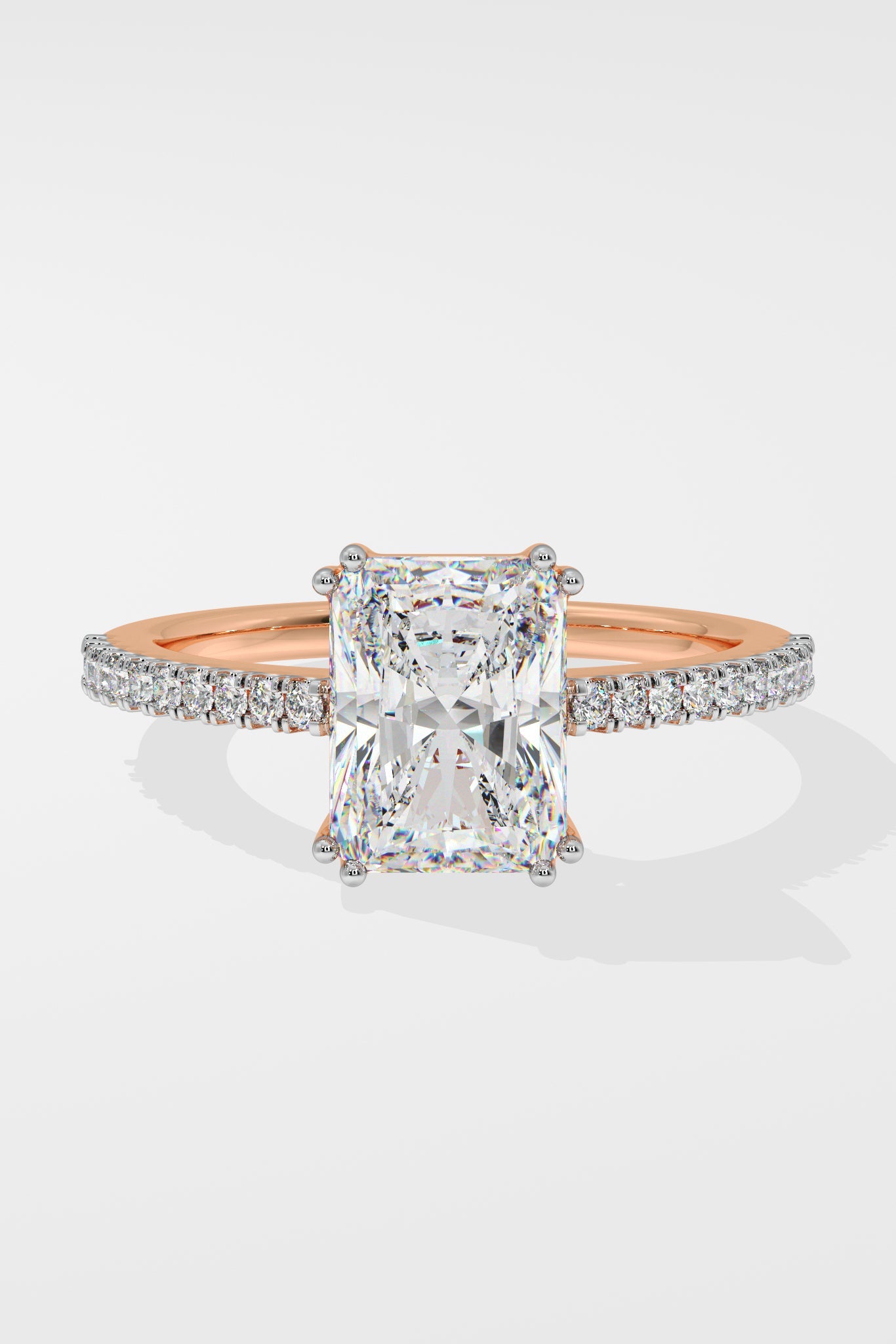 2 Ct Radiant Solitaire ring - House Of Quadri