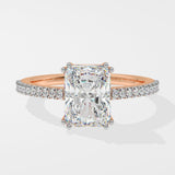 2 ct Radiant Solitaire Diamond Ring