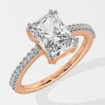 2 Ct Radiant Solitaire ring - House Of Quadri