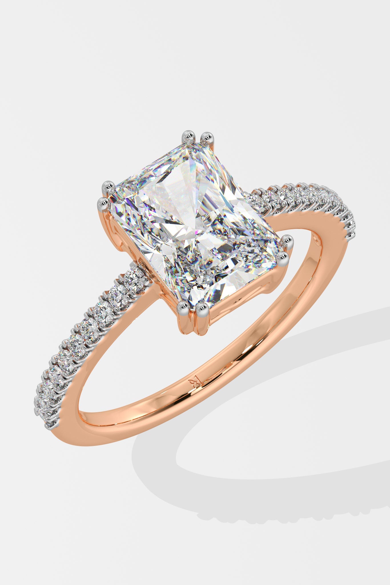 2 Ct Radiant Solitaire ring - House Of Quadri