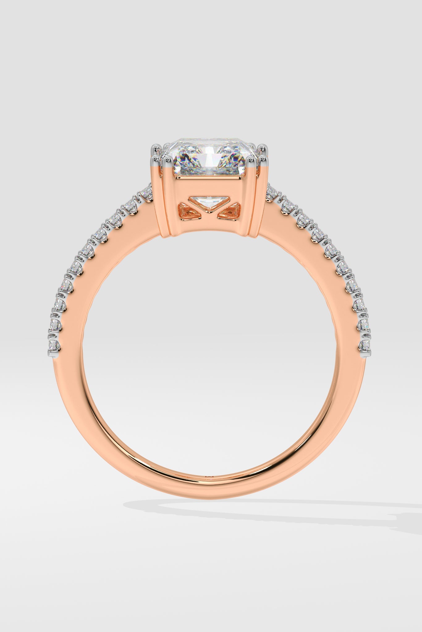 2 Ct Radiant Solitaire ring - House Of Quadri