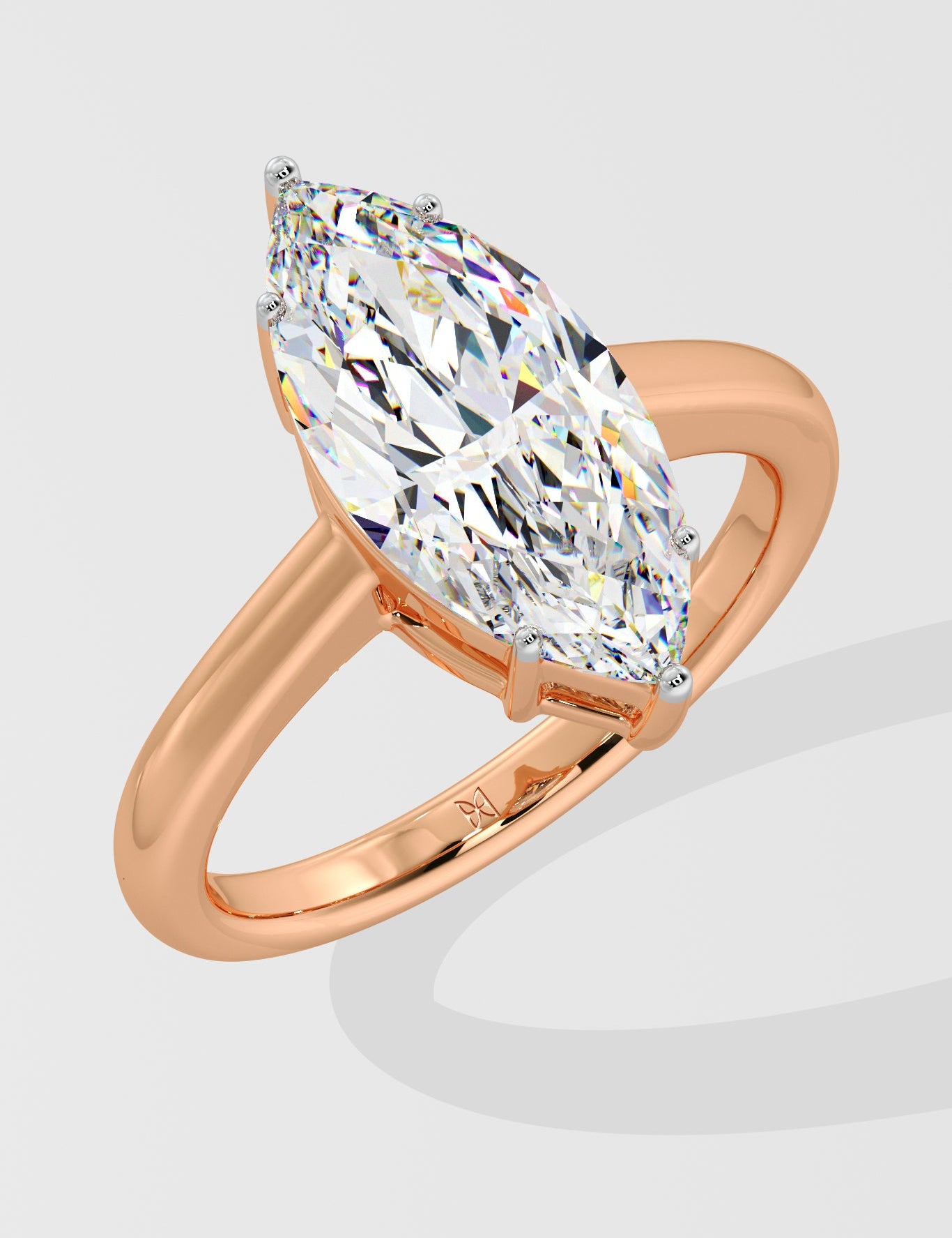 3 ct Marquise Solitaire Ring - House Of Quadri
