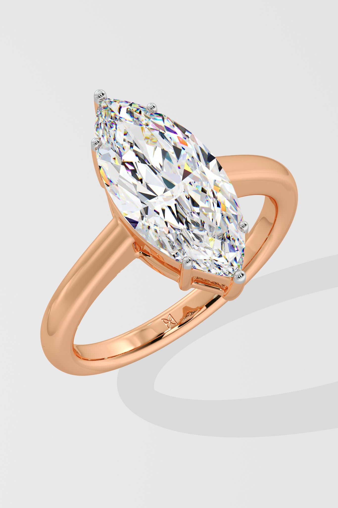 3 ct Marquise Solitaire Ring - House Of Quadri
