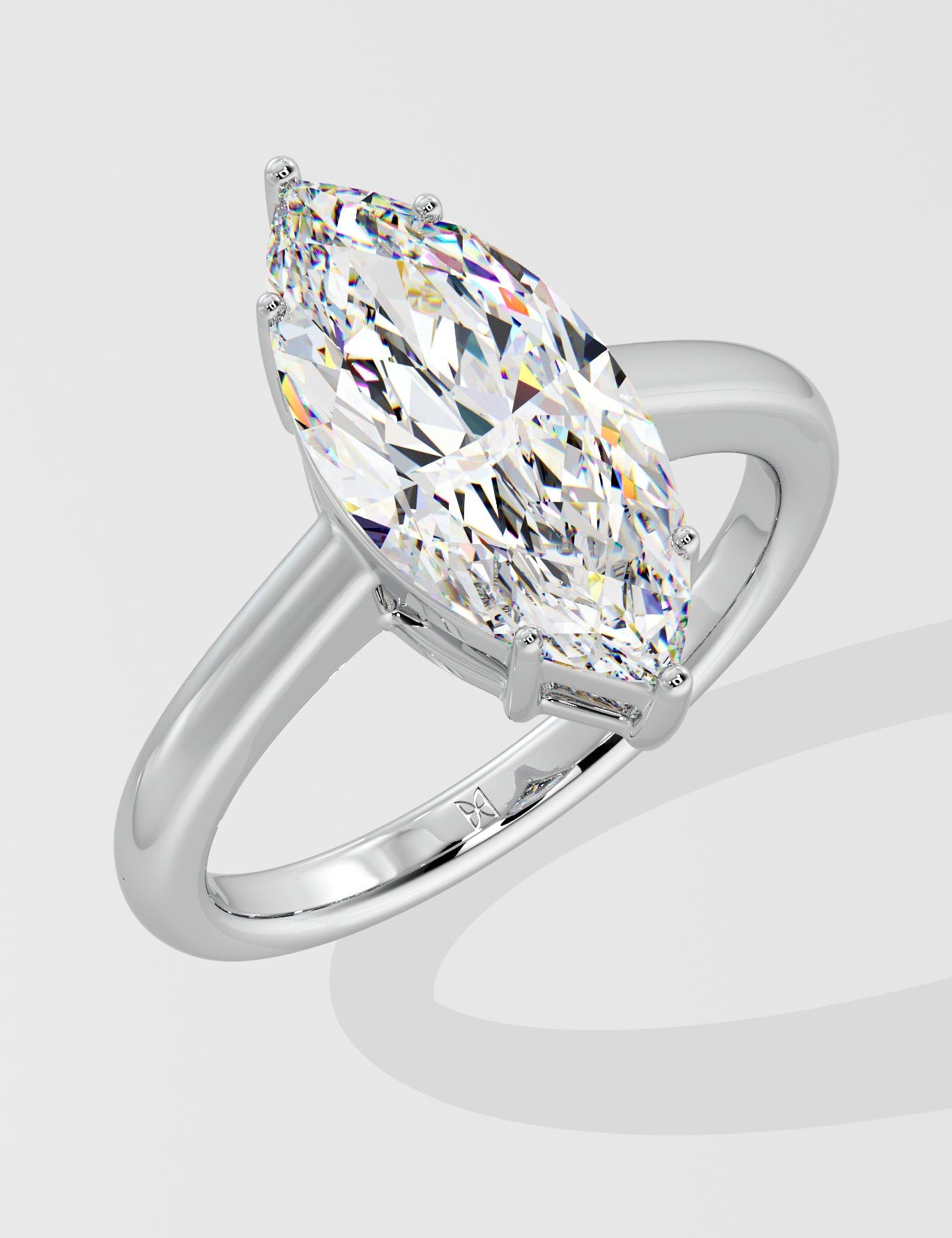 3 ct Marquise Solitaire Ring - House Of Quadri