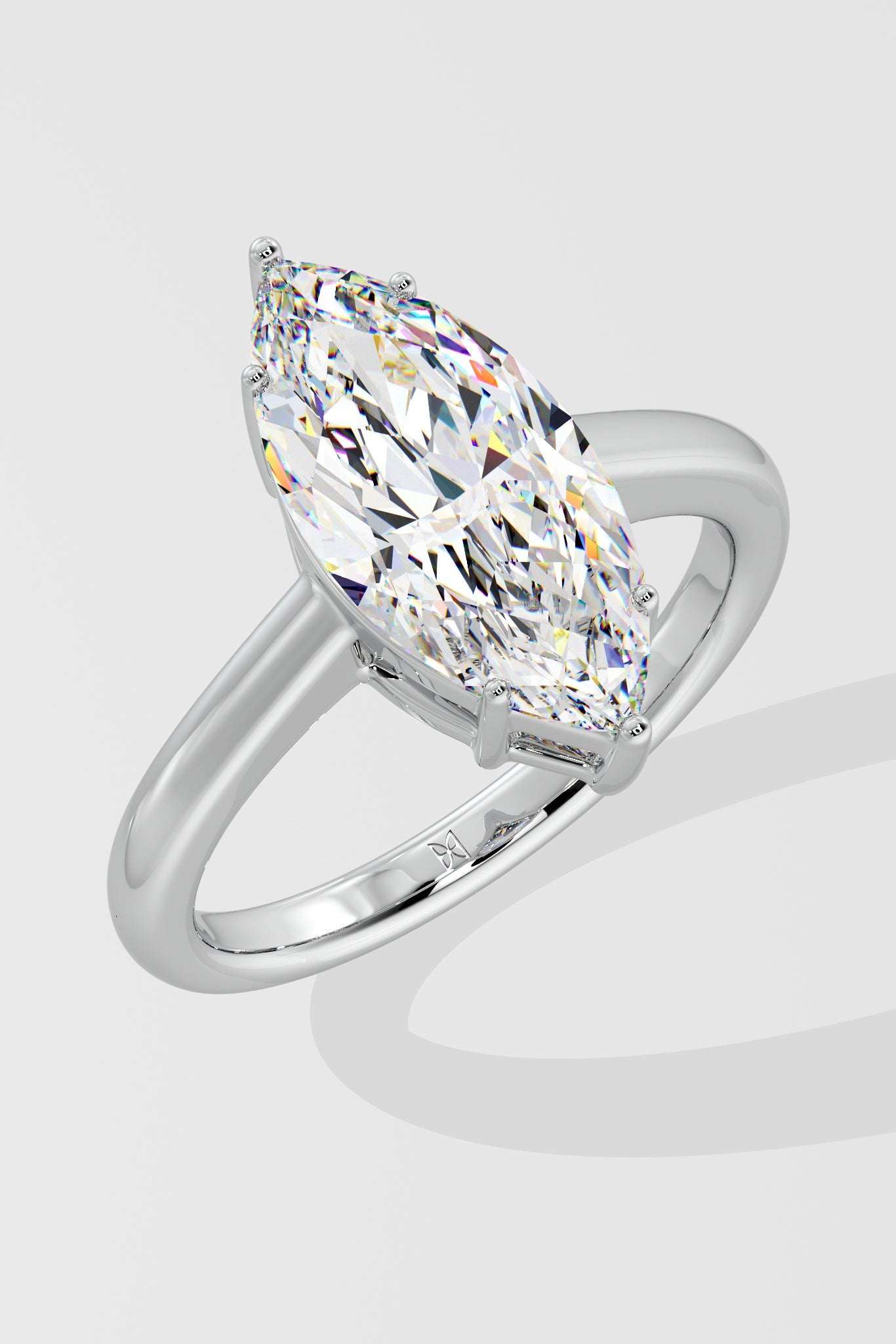 3 ct Marquise Solitaire Ring - House Of Quadri