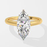3 ct Marquise Solitaire Ring - House Of Quadri