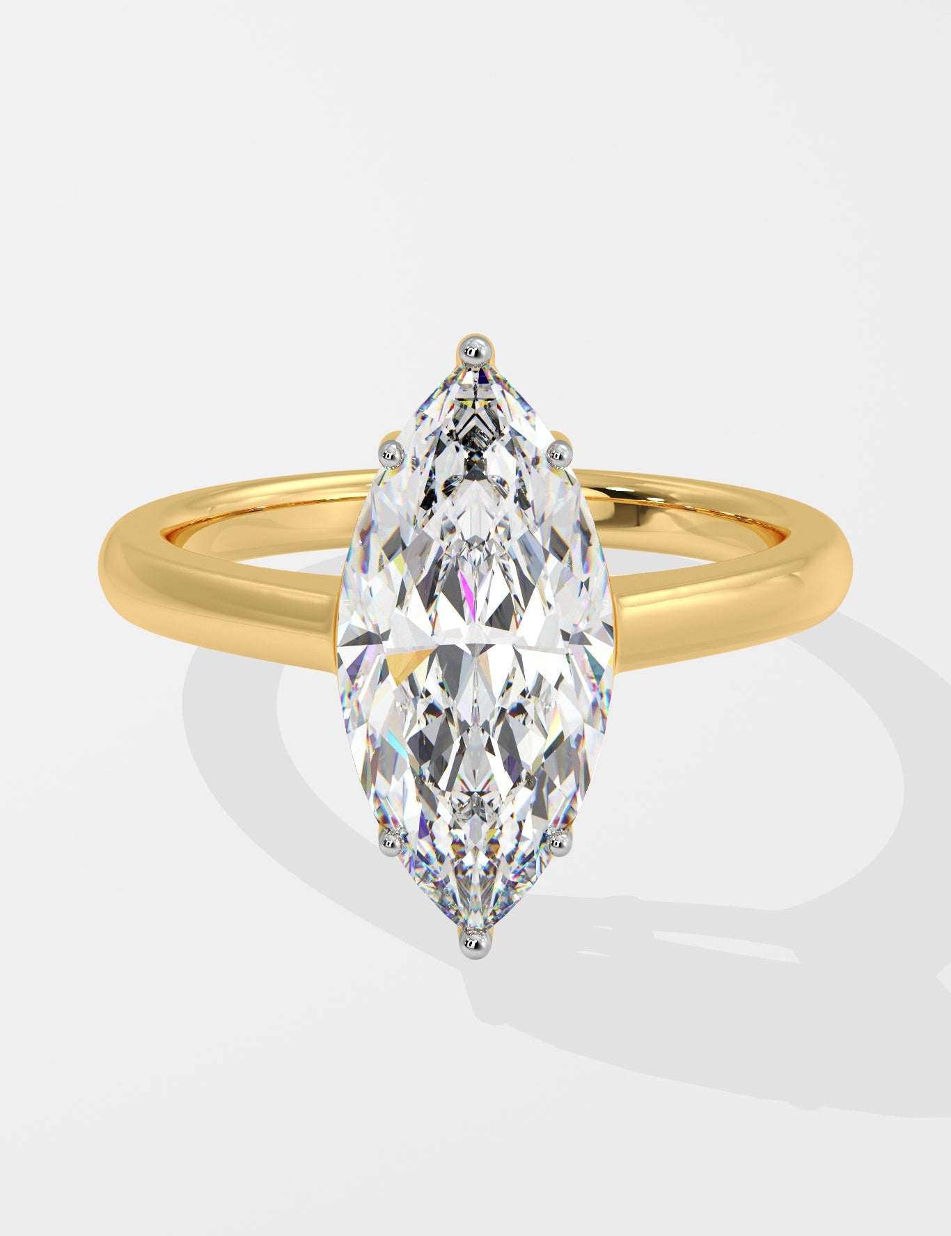 3 ct Marquise Solitaire Ring - House Of Quadri